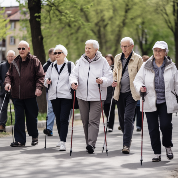 Club de marche pour seniors