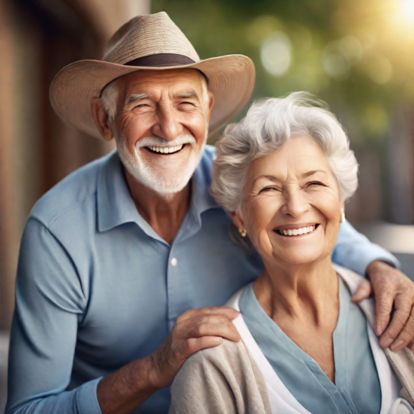 Conseils santé mentale pour seniors souriants