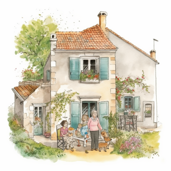 illustration d'un senior