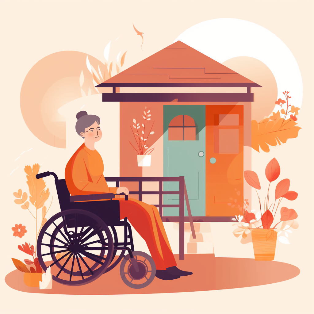 Espace aménagé pour senior