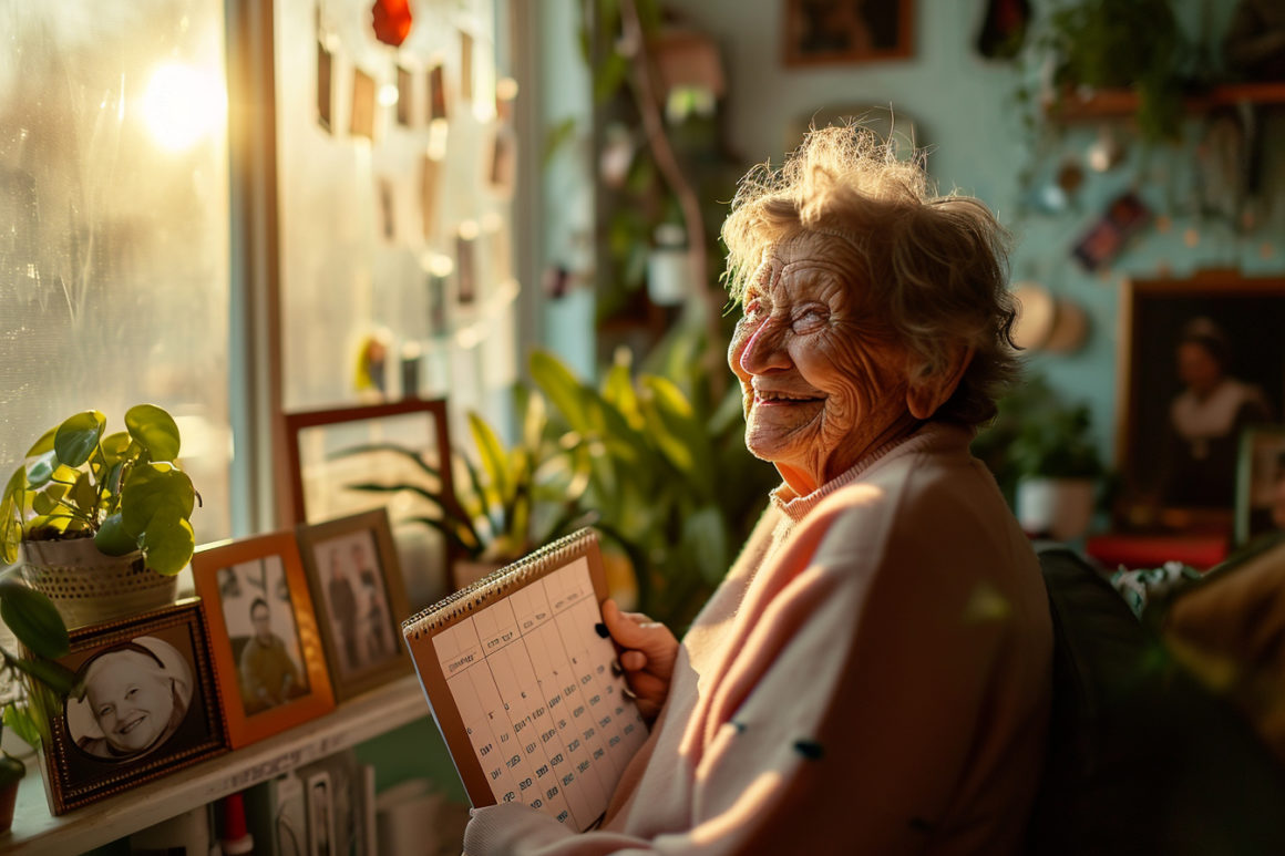Senior actif avec résolutions